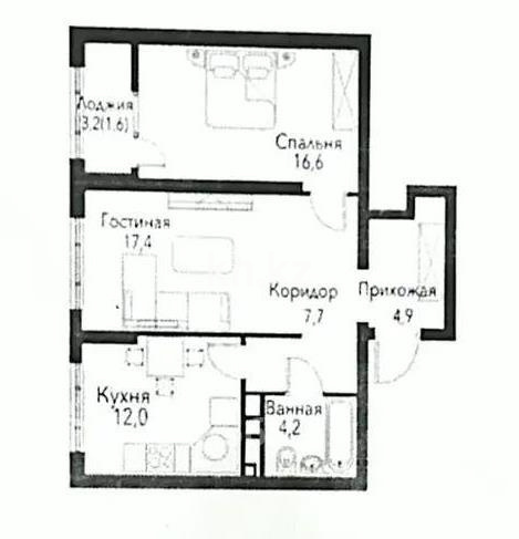 Продажа 2-комнатной квартиры, 64.4 м² - Недвижимость в Алматы - страница 14 фото 2 из 2