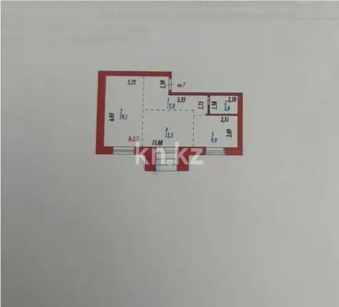 Продажа 2-комнатной квартиры, 58.9 м² в Астане