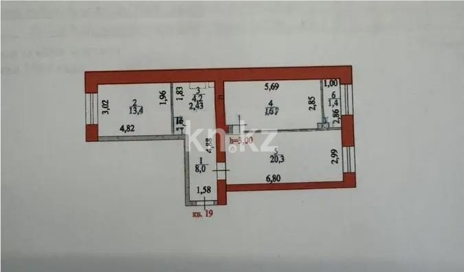 Продажа 2-комнатной квартиры, 63.5 м² в Астане - фото 5