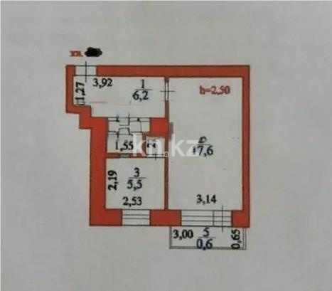Продажа 1-комнатной квартиры, 32.8 м² - Продажа квартир в Астане фото 1 из 1
