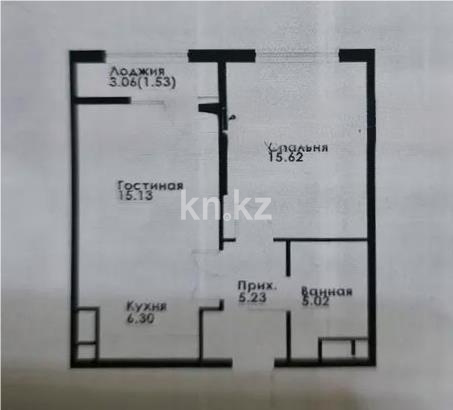 Продажа 2-комнатной квартиры, 48.9 м² в Алматы