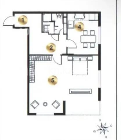 Продажа 3-комнатной квартиры, 74.28 м² - Продажа квартир в Алматы - страница 4 фото 1 из 1