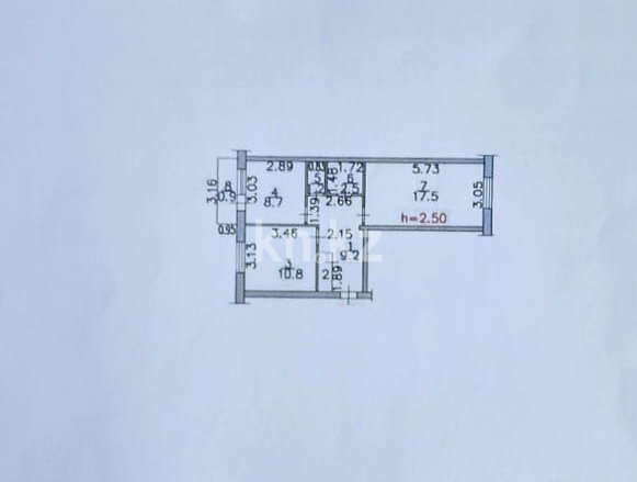 Продажа 2-комнатной квартиры, 52 м² - Недвижимость в Усть-Каменогорске - страница 2 фото 16 из 16