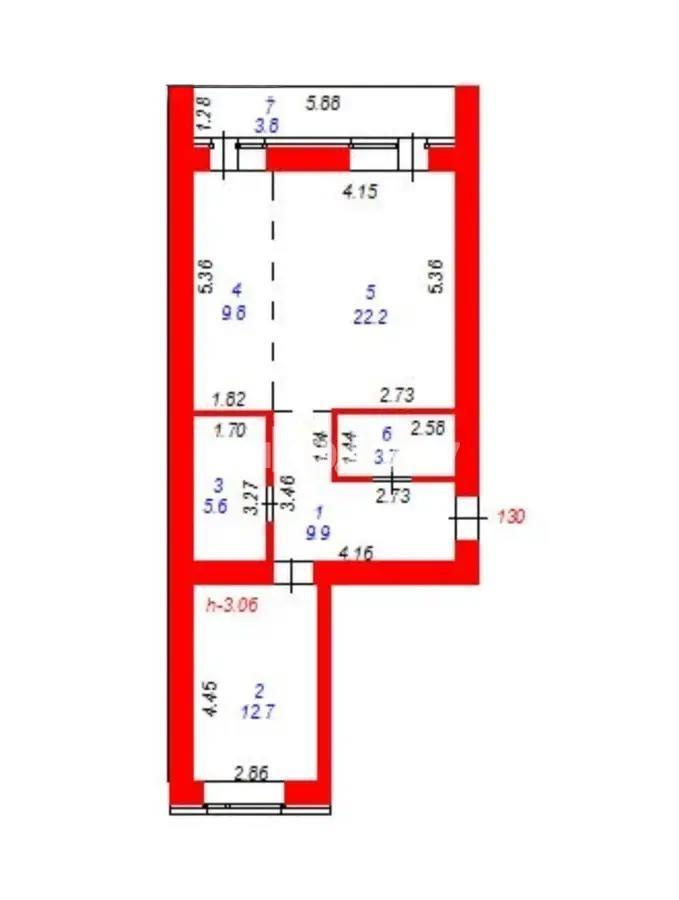 Продажа 2-комнатной квартиры, 67.7 м², ул. Айтматова, дом  40 в Астане - фото 6
