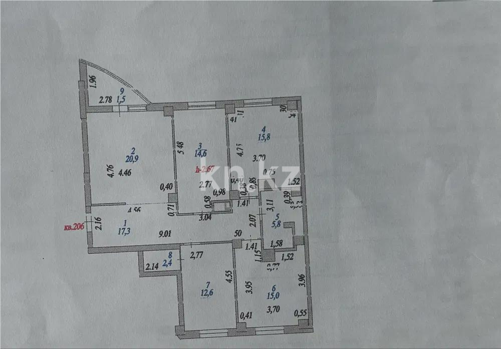 Продажа 4-комнатной квартиры, 107 м², ул. Сарайшык, дом  5е - Продажа квартир в новостройках Астаны без посредников с фото фото 1 из 1