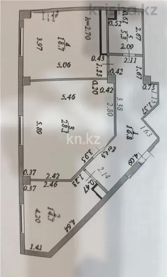 Продажа 2-комнатной квартиры, 84 м², ул. Айтматова, дом  38 - Продажа квартир в Казахстане фото 6 из 6