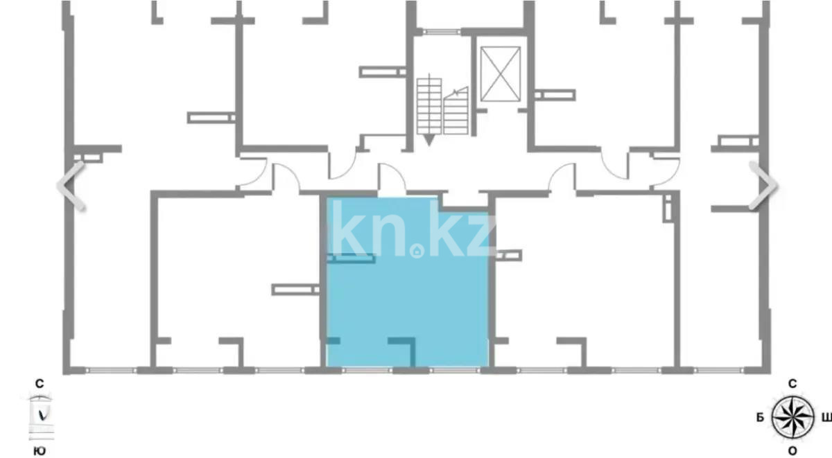 Продажа 1-комнатной квартиры, 39.9 м², ул. Бурундайская, дом  91а - Продажа квартир в Алматы фото 1 из 1