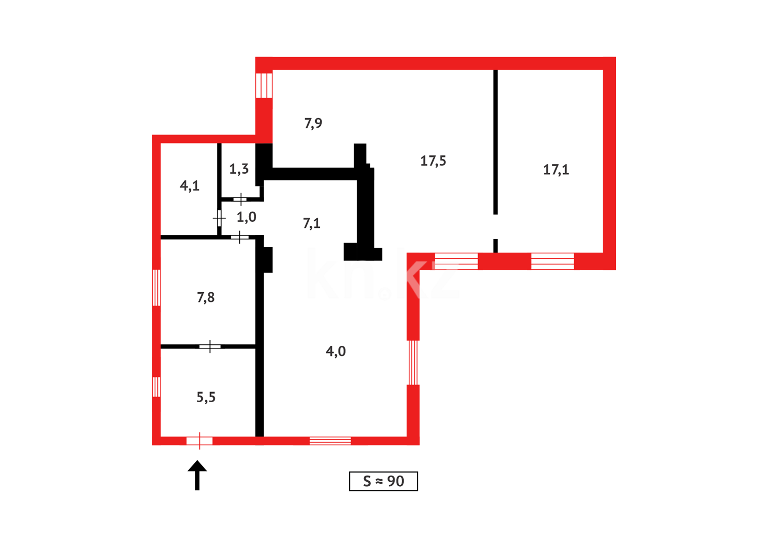 Продажа 3-комнатного дома, 89.6 м², ул. Чкалова, дом  15 - Продажа домов, коттеджей в Сарани фото 10 из 10