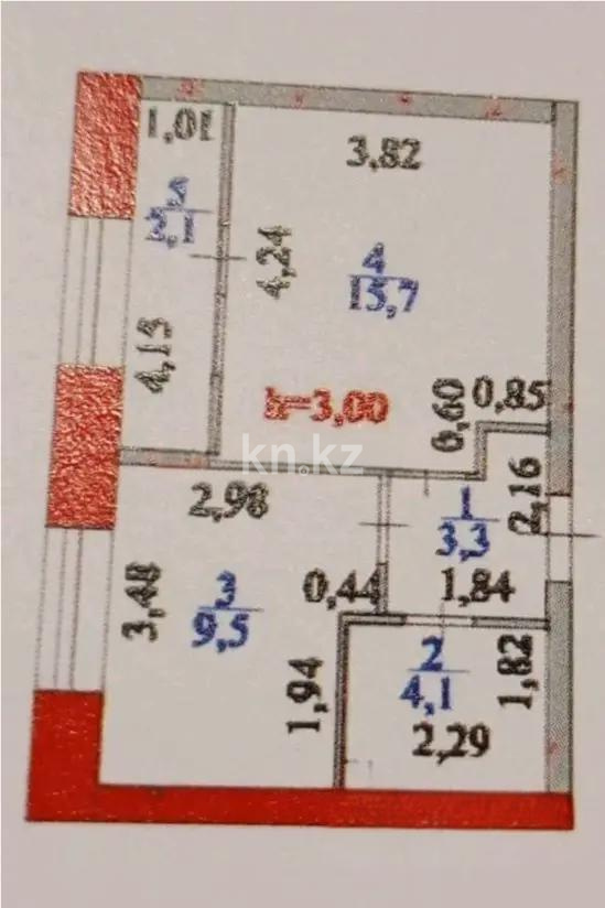 Продажа 1-комнатной квартиры, 35 м², ул. Айтматова, дом  77/7 - Продажа  однокомнатных квартир в новостройках Астаны фото 1 из 1