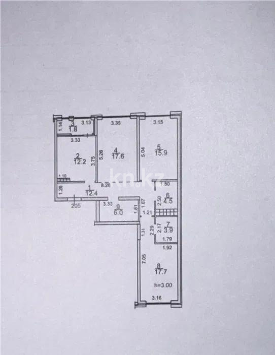 Продажа 3-комнатной квартиры, 92 м² - Продажа трехкомнатных квартир в Алматы - страница 2 фото 4 из 4