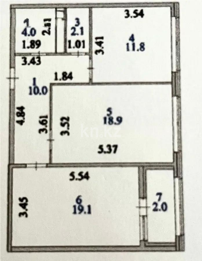 Продажа 2-комнатной квартиры, 67.9 м² - Продажа недвижимости в Казахстане фото 5 из 5