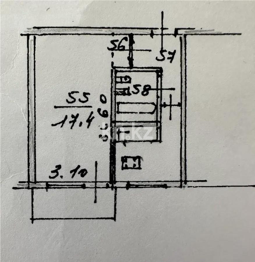 Продажа 1-комнатной квартиры, 30.8 м², мкр. Орбита-3, дом  31 - Продажа квартир в Казахстане фото 1 из 1
