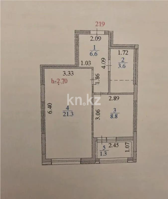 Продажа 1-комнатной квартиры, 41.6 м² - Продажа квартир в новостройках Астаны без посредников - страница 26 фото 1 из 1