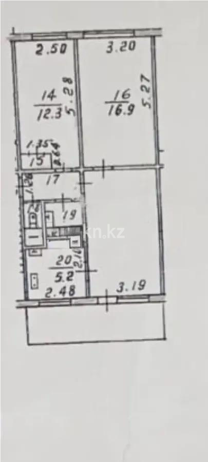 Продажа 3-комнатной квартиры, 58.8 м² - Продажа трехкомнатных квартир в Ауэзовском р-не Алматы фото 5 из 5