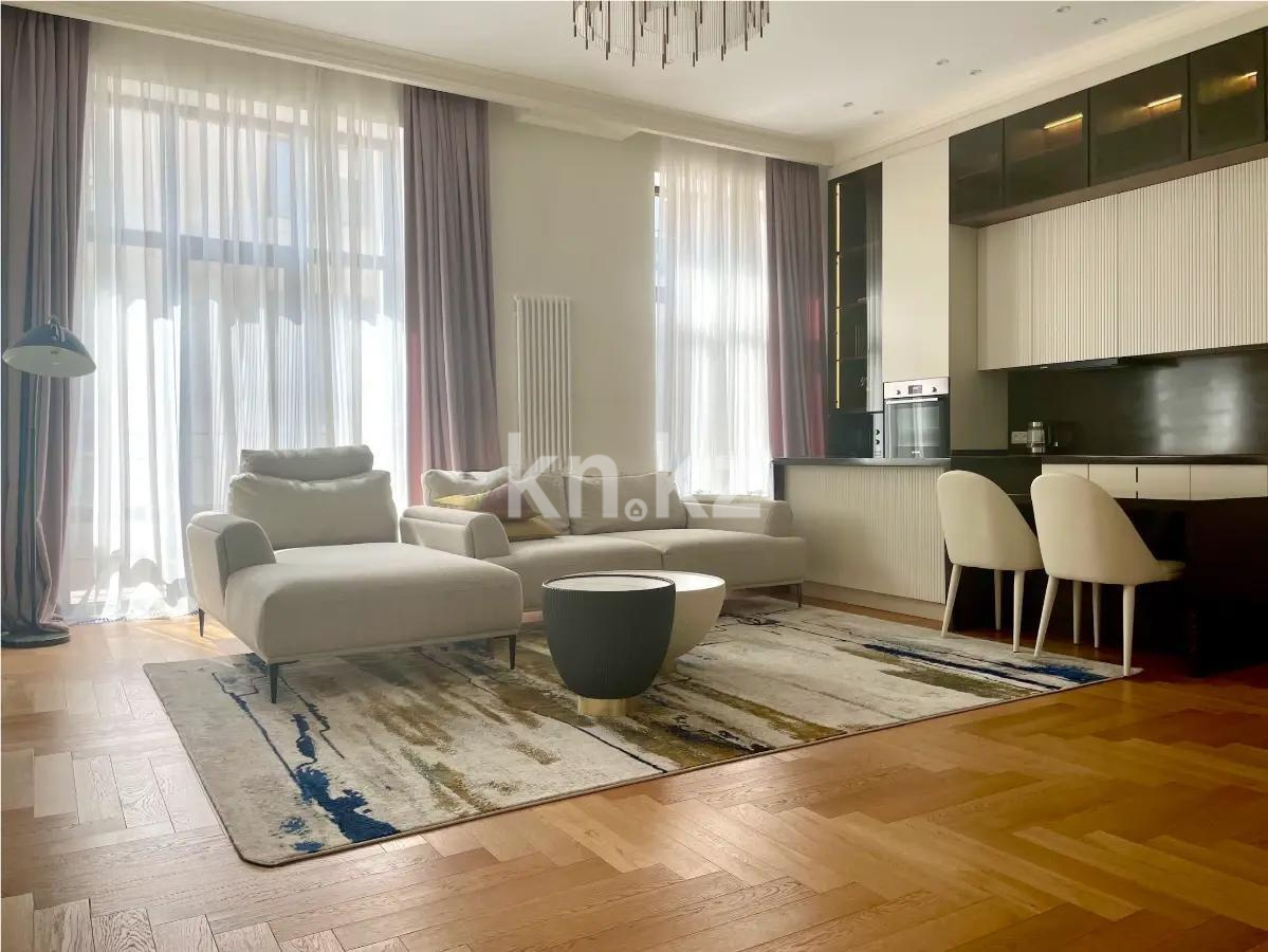 Продажа 4-комнатной квартиры, 100 м², мкр-н Мирас, дом  133 - Продажа  четырехкомнатных квартир в Алматы с фото фото 1 из 5