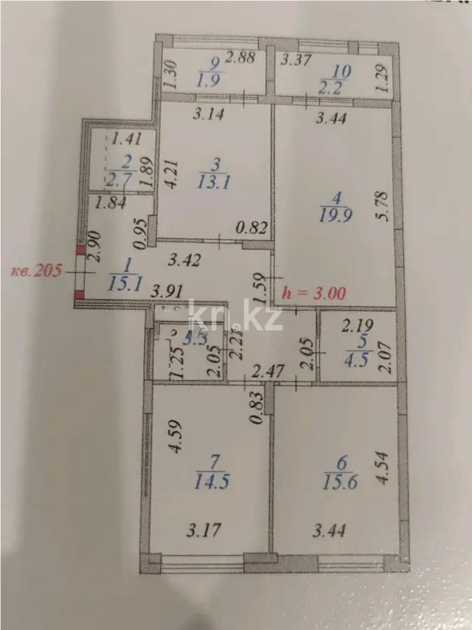 Продажа 3-комнатной квартиры, 92.8 м², ул. Омарова, дом  27/1 - Продажа  трехкомнатных квартир в Астане без посредников фото 1 из 1