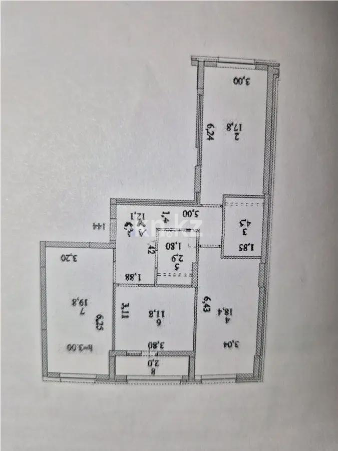 Продажа 3-комнатной квартиры, 90 м², ул. Серкебаева, дом  22 в Астане