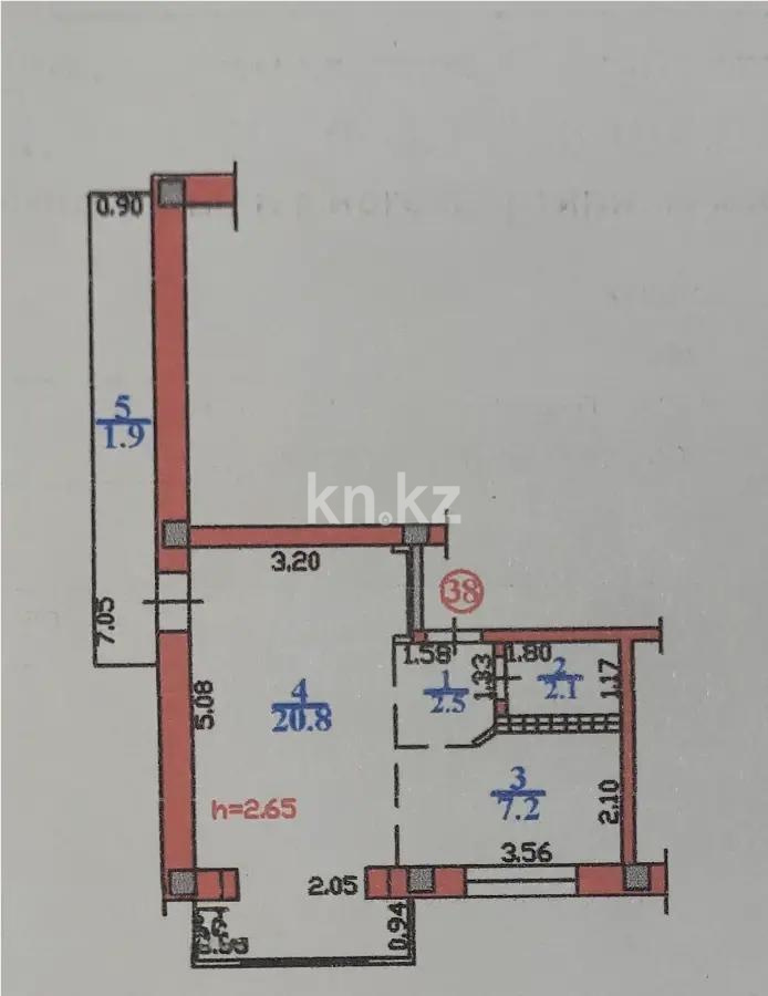Продажа 1-комнатной квартиры, 35 м² - Продажа квартир в Казахстане - страница 42 фото 4 из 4