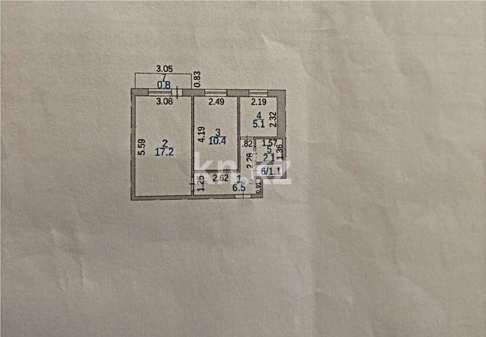 Продажа 2-комнатной квартиры, 44 м² - Продажа квартир в Караганде фото 12 из 13