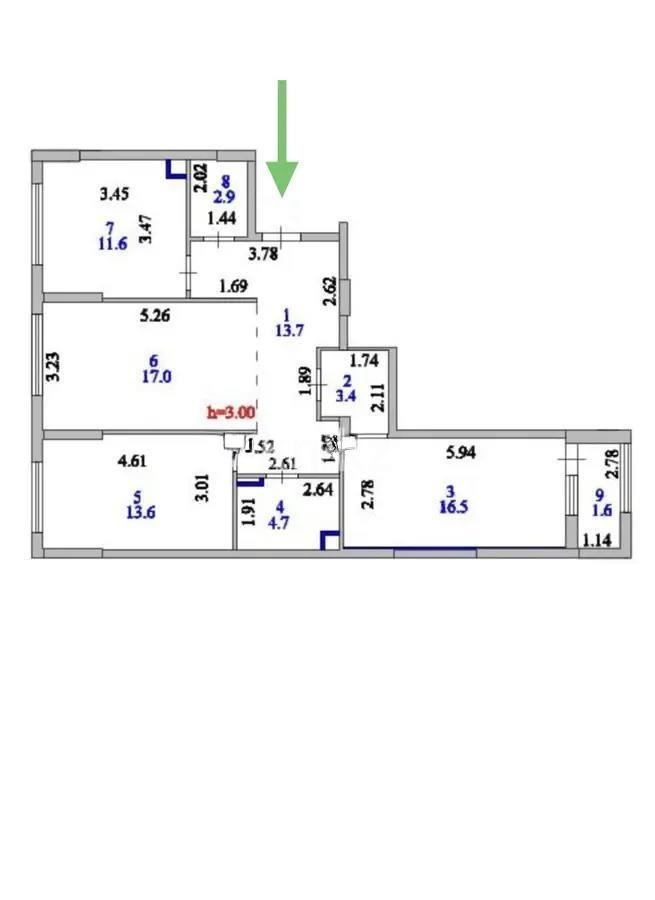 Продажа 3-комнатной квартиры, 85 м² - Продажа квартир в Астане - страница 20 фото 6 из 6