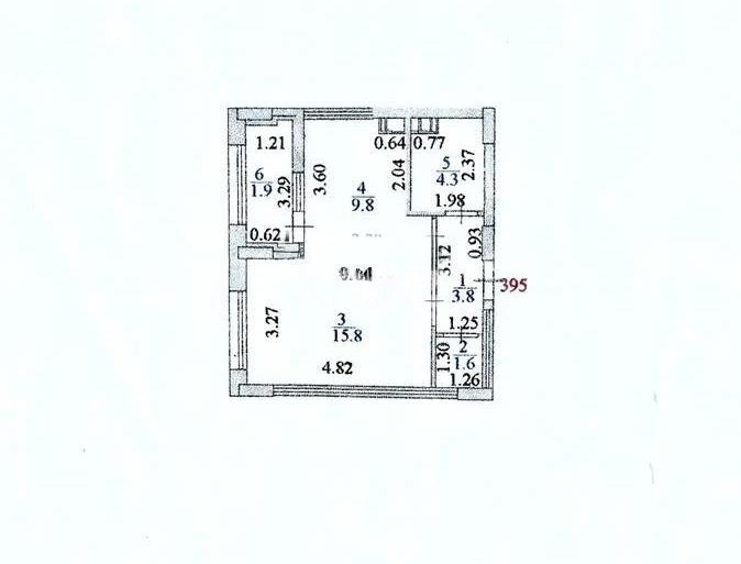 Продажа 1-комнатной квартиры, 37.2 м² - Продажа  однокомнатных квартир в новостройках Астаны - страница 4 фото 3 из 3