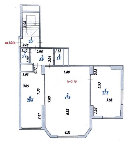 Продажа 2-комнатной квартиры, 105 м² в Астане - фото 6