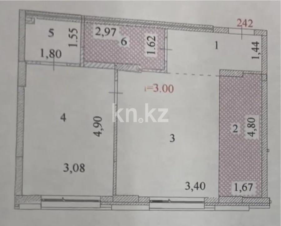 Продажа 2-комнатной квартиры, 53.7 м² - Продажа двухкомнатных квартир в Астане - страница 9 фото 6 из 6