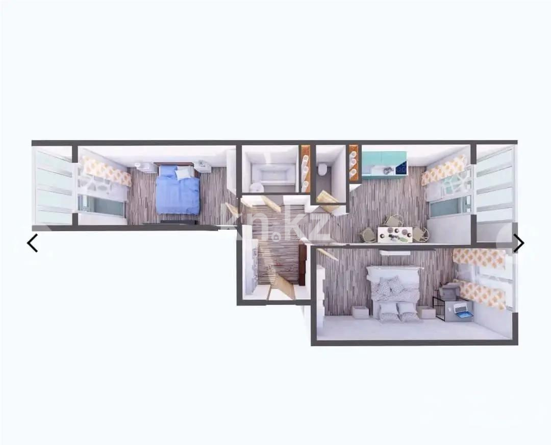 Продажа 3-комнатной квартиры, 76 м², ул. Алтын орда, дом  7/1а - Продажа  трехкомнатных квартир в новостройках Алматы без посредников фото 1 из 1