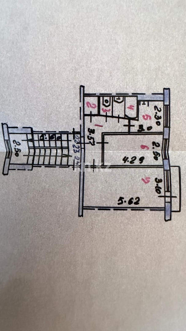 Продажа 2-комнатной квартиры, 45 м² в Караганде - фото 11
