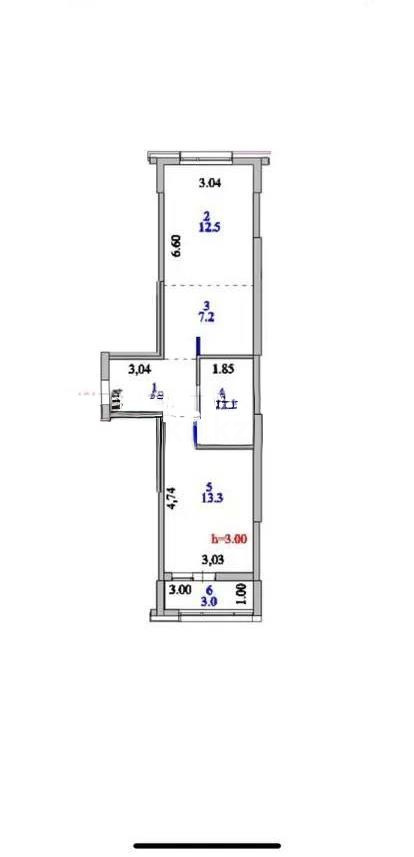Продажа 2-комнатной квартиры, 47 м², ул. Е-429, дом  14 в Астане - фото 4