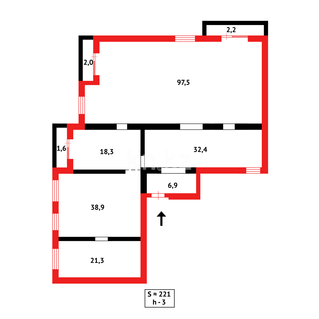 Продажа 5-комнатной квартиры, 221 м² - Продажа квартир в Казахстане - страница 16 фото 12 из 12