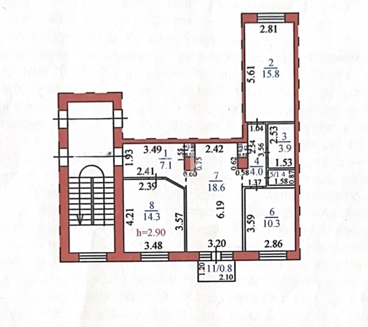 Продажа 3-комнатной квартиры, 77.1 м² - Продажа недвижимости в Казахстане - страница 2 фото 28 из 36