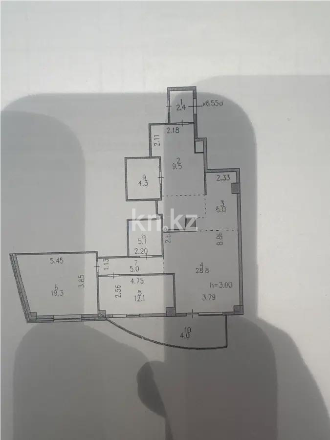 Продажа 3-комнатной квартиры, 95 м², ул. Кенесары, дом  42/1 - Продажа квартир в Астане фото 7 из 7