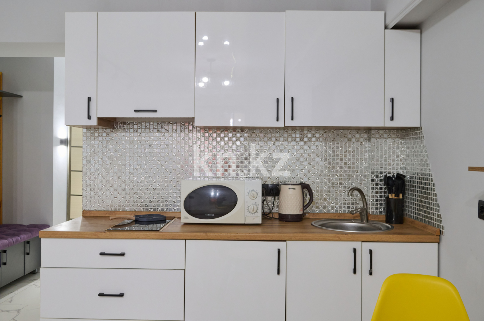 Аренда 1-комнатной квартиры посуточно, 45 м² - Аренда однокомнатных квартир посуточно в Алматы фото 8 из 22