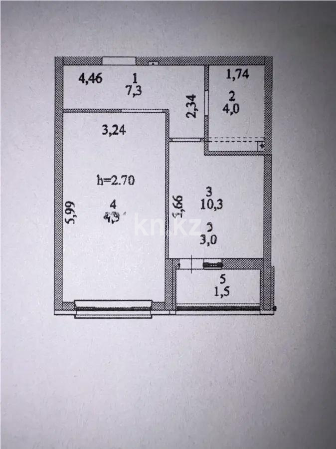 Продажа 2-комнатной квартиры, 42.5 м² в Астане - фото 5
