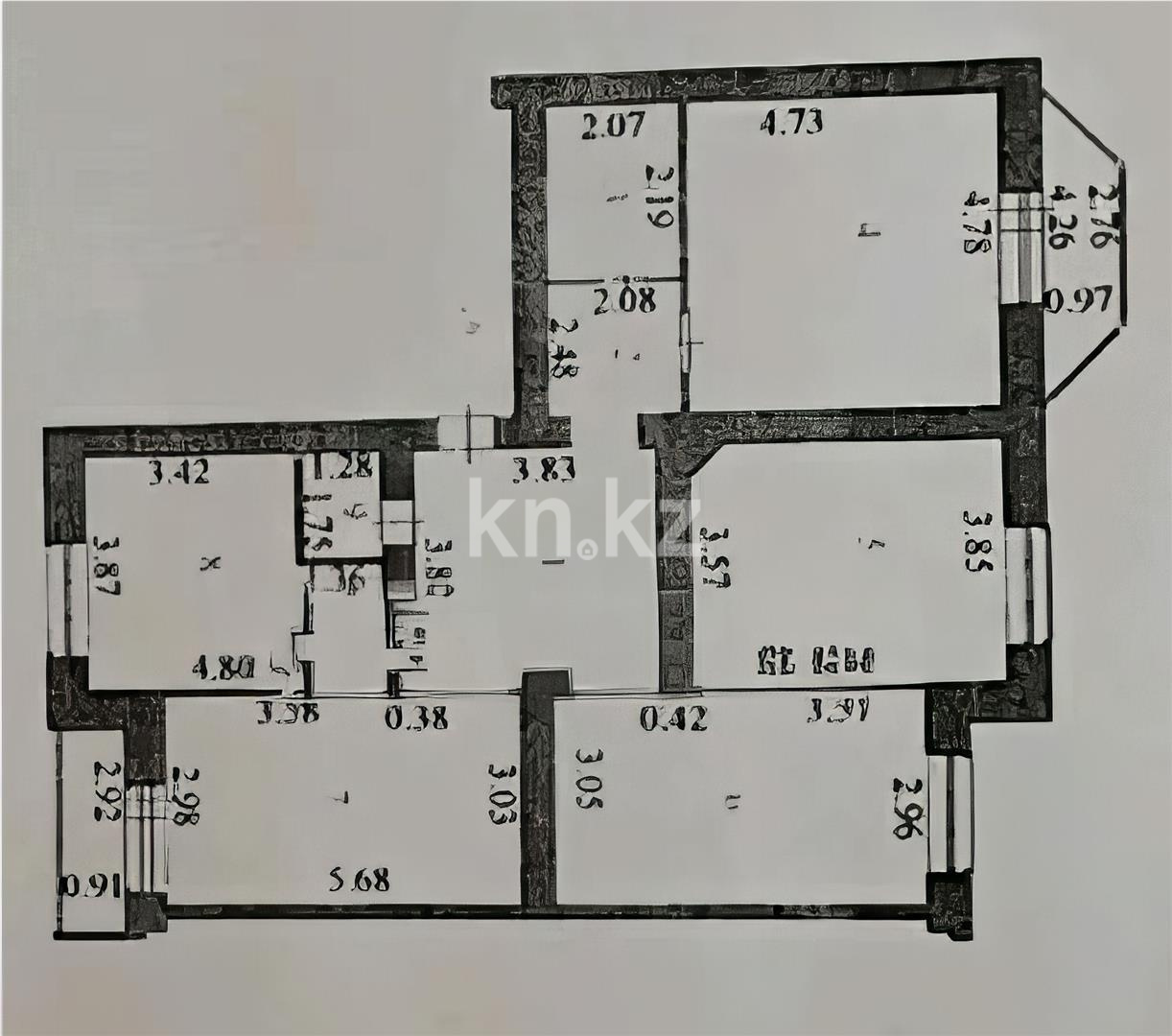 Продажа 4-комнатной квартиры, 120 м², ул. Сауран, дом  5д - Продажа  четырехкомнатных квартир в новостройках Астаны без посредников фото 1 из 1
