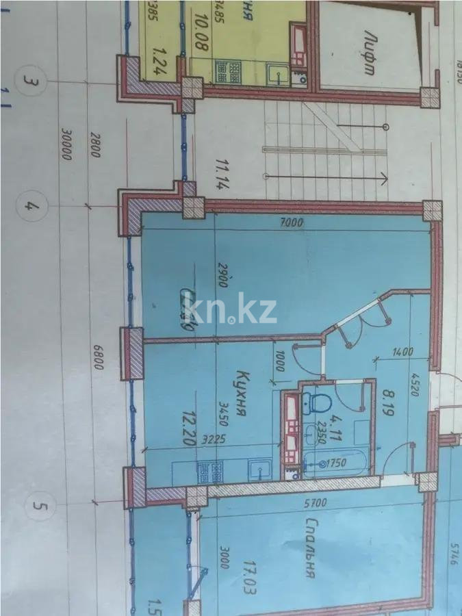 Продажа 2-комнатной квартиры, 63.2 м² в Алматы