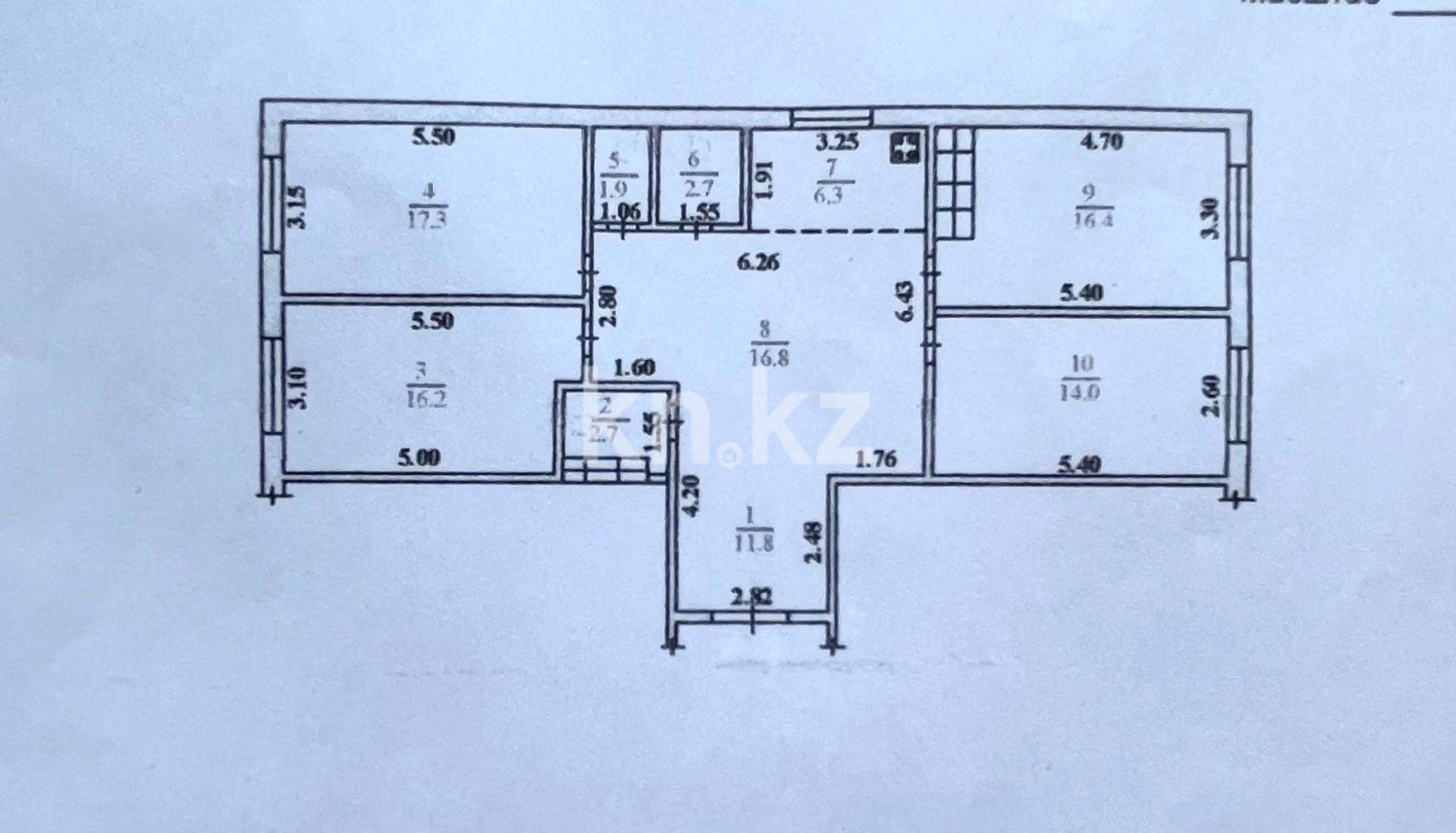 Продажа 5-комнатной квартиры, 106 м² - Продажа  пятикомнатных квартир в новостройках Алматы фото 16 из 16