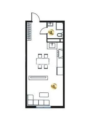 Продажа 1-комнатной квартиры, 45.2 м² - Продажа квартир в новостройках Алматы без посредников - страница 2 фото 1 из 1