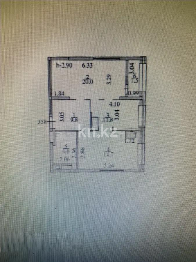Продажа 2-комнатной квартиры, 62.4 м², ул. Калдаякова, дом  58 - Продажа  двухкомнатных квартир в новостройках Астаны без посредников фото 1 из 1