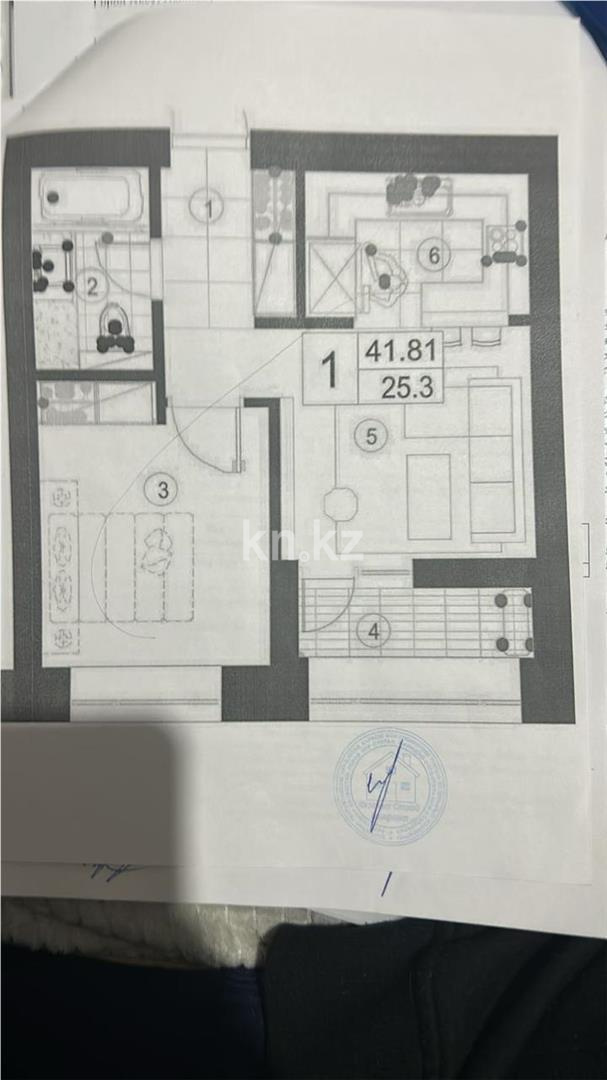 Продажа 2-комнатной квартиры, 43 м² - Продажа двухкомнатных квартир в Астане - страница 3 фото 6 из 6