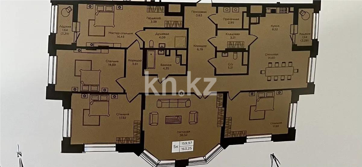 Продажа 5-комнатной квартиры, 164 м² - Аренда домов в Балхаше фото 1 из 1