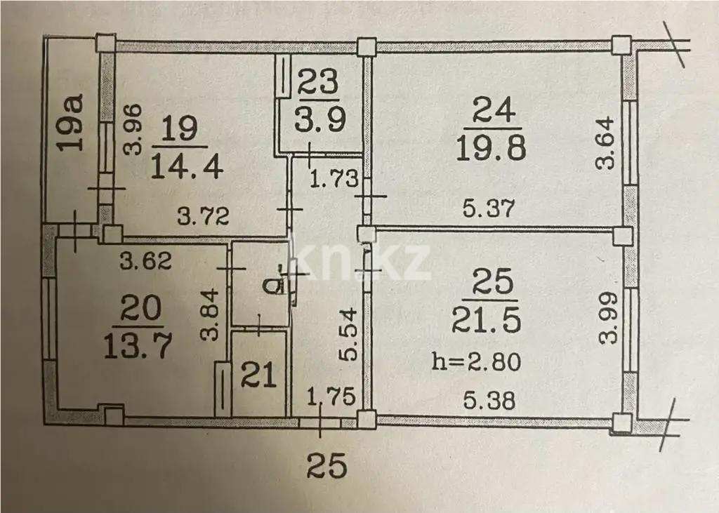 Продажа 3-комнатной квартиры, 90 м² - Продажа квартир в Алатауском р-не Алматы фото 7 из 7