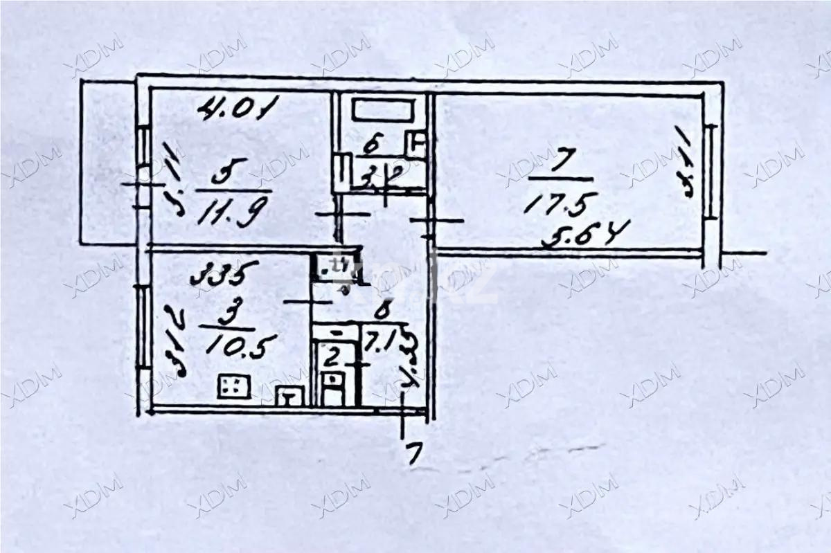 Продажа 2-комнатной квартиры, 51 м², мкр-н 2, дом  6А в Алматы - фото 6
