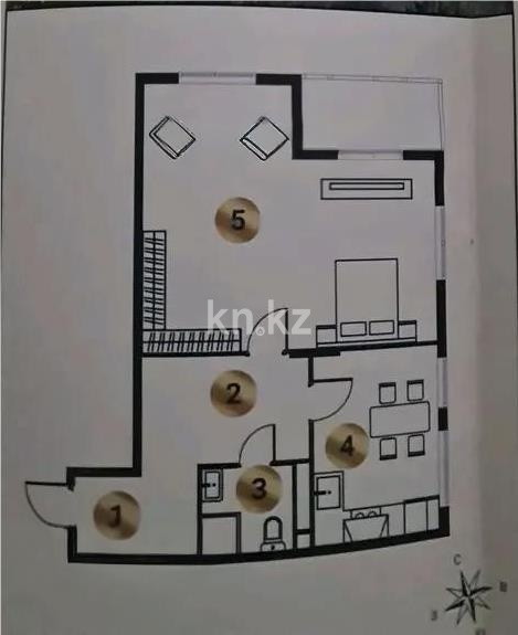 Продажа 3-комнатной квартиры, 77.7 м² в Алматы