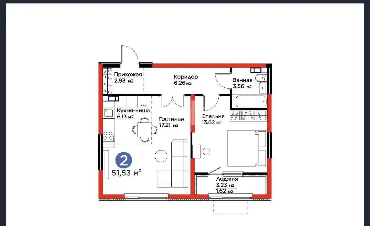 Продажа 2-комнатной квартиры, 52 м², ул. Тараз, дом  8/1 стр в Алматы