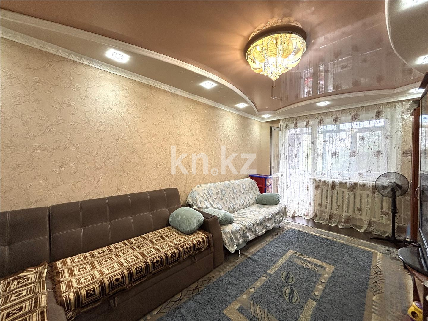 Продажа 3-комнатной квартиры, 62 м², ул. Гапеева - Продажа квартир в Караганде фото 1 из 12