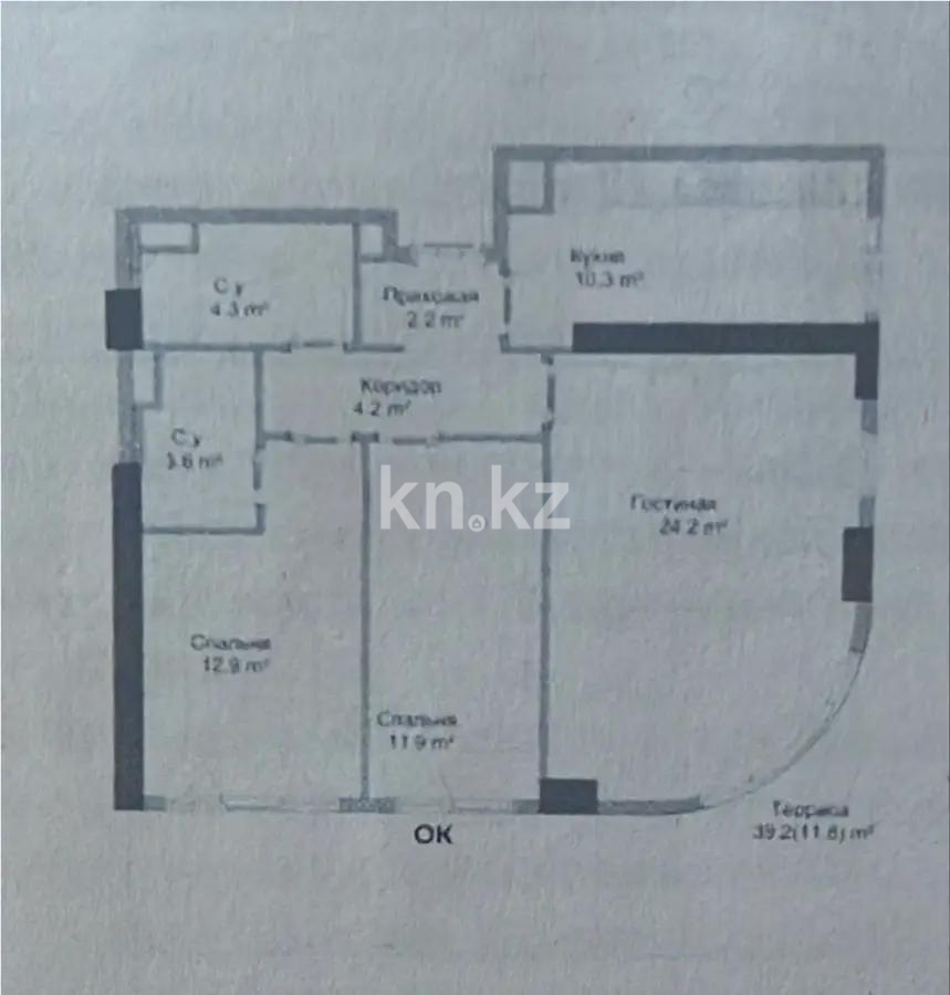 Продажа 3-комнатной квартиры, 87 м² в Алматы