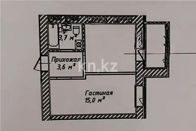 Продажа 1-комнатной квартиры, 35 м² - Продажа однокомнатных квартир от собственников в Астане - страница 38 фото 1 из 1
