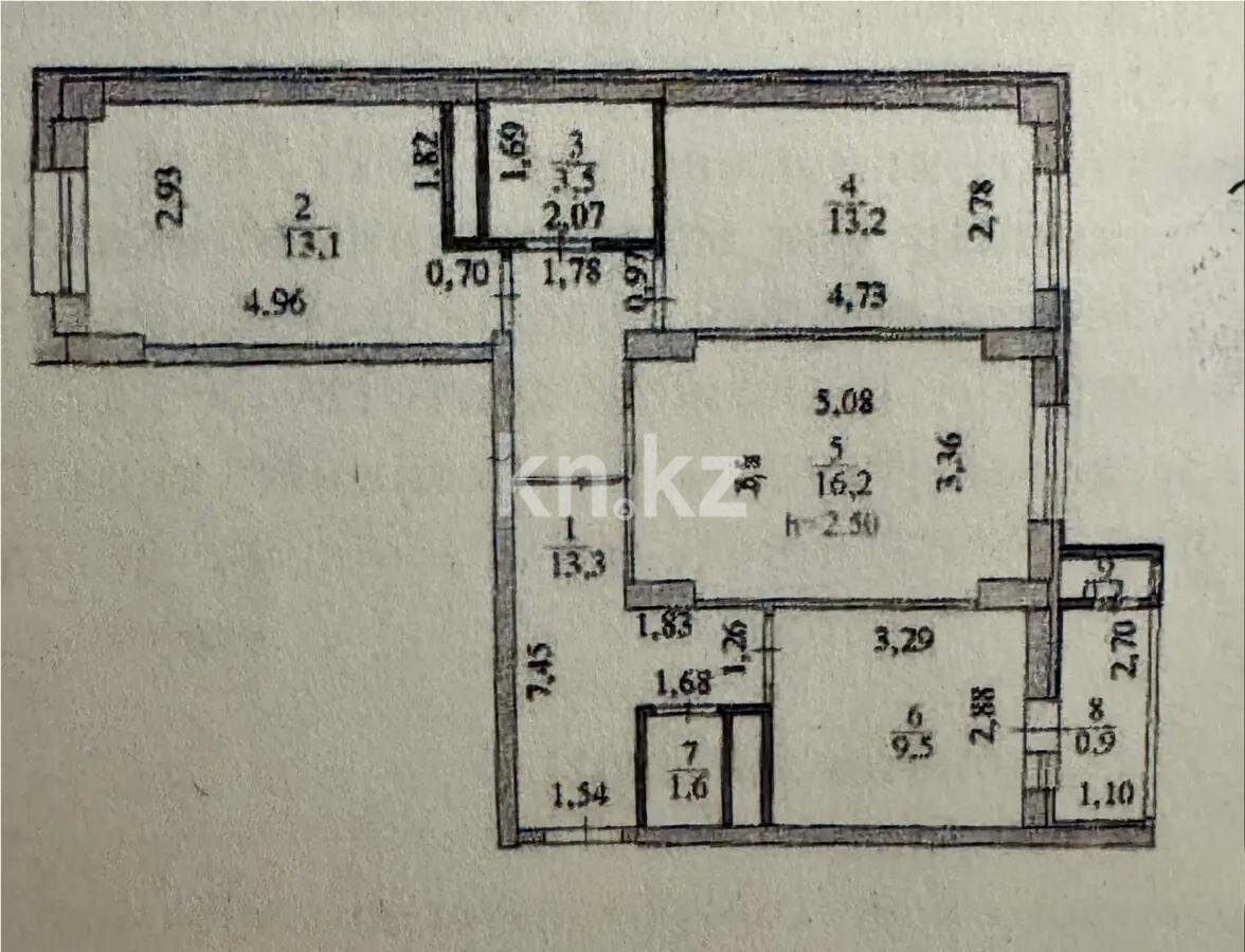 Продажа 3-комнатной квартиры, 72 м² в Астане - фото 5